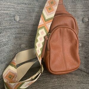 Sonoma Goods for Life Acosta Sling Bag Cognac